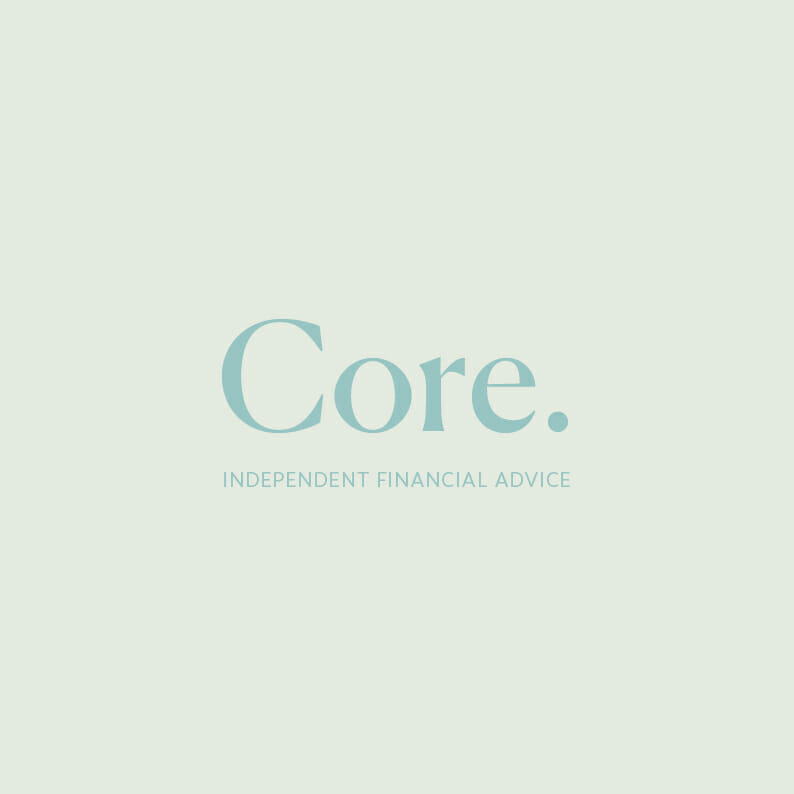Core Independent Financial Advice turquoise logo on light background