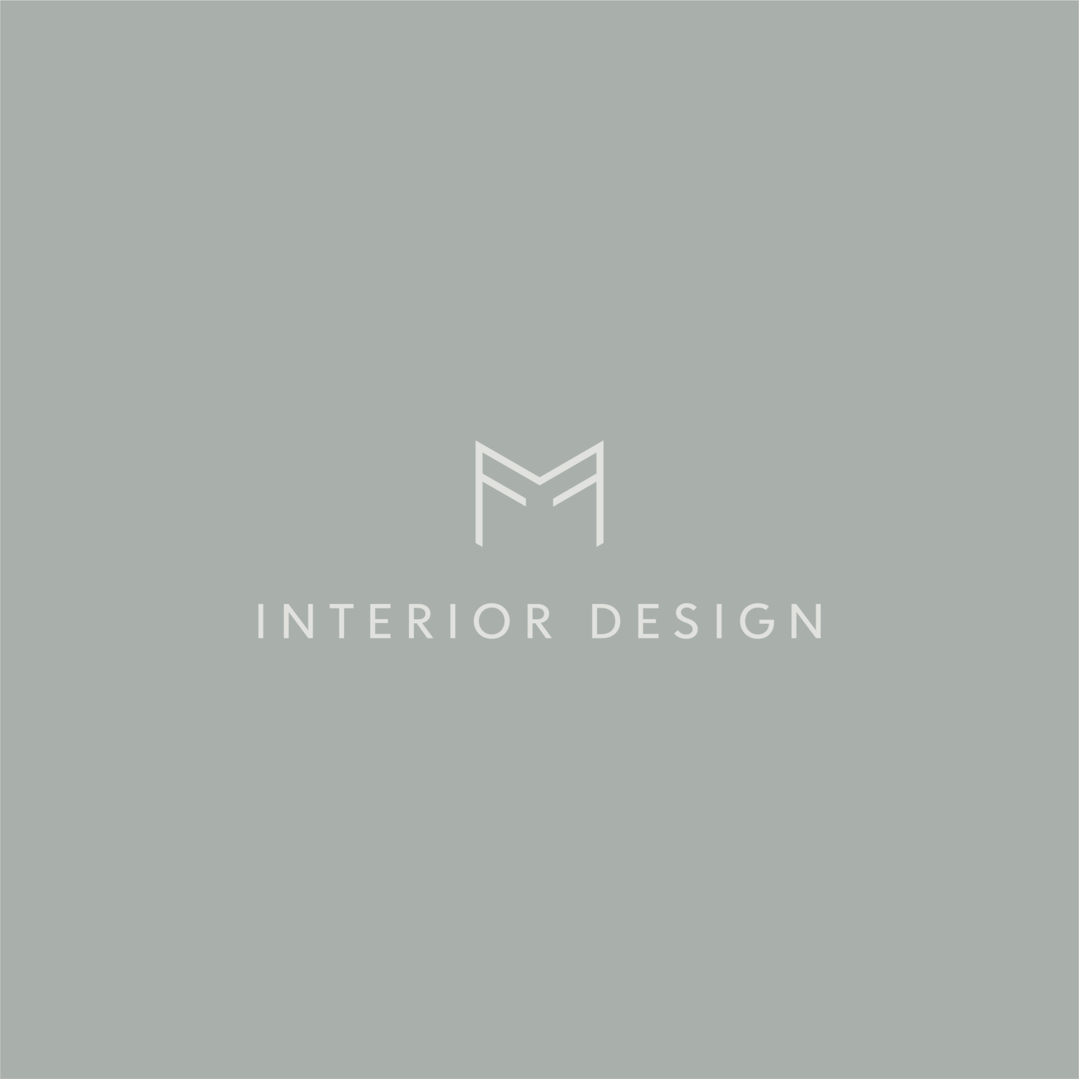 Michelle Finan Interiors pigeon and cloud monogram logo