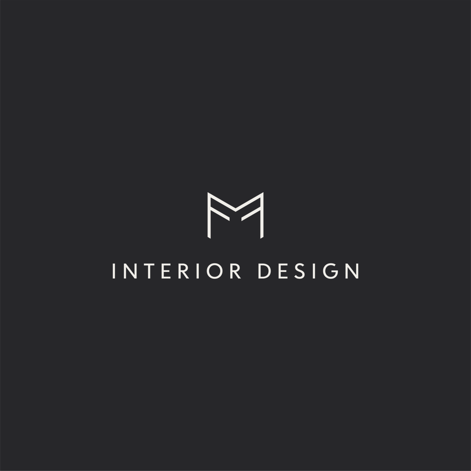 Michelle Finan Interiors black beauty and cloud monogram logo